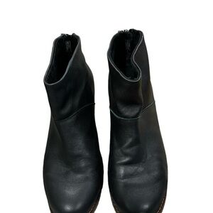 Women's Toms Carpe Diem Ankle‎ Boots Booties Shoes Size 8 US/Black Leather